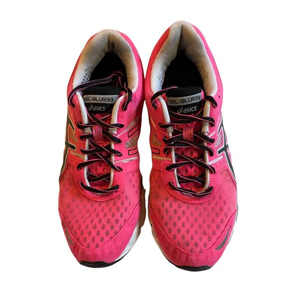 Asics Gel-Blurr33 Womens Sz 9/40.5EU Solyte Technology Running Shoes Pink Gray - Picture 3 of 9